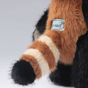 Красная панда Lina TeddyTales, длинношерстная, S, красно-коричневая, 20 см